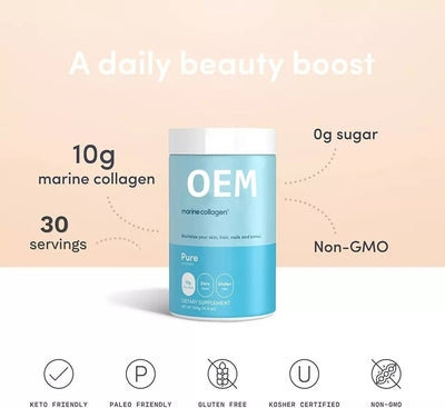 Ocean Collagen Protein Powder for Skin Elasticity Hair 