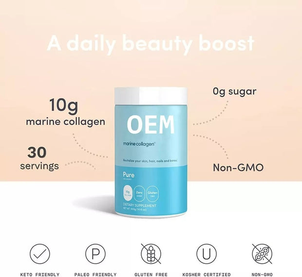 Ocean Collagen Protein Powder for Skin Elasticity Hair 