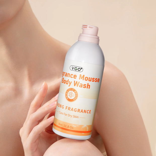 Fragrance Mousse Body Wash for Gentle Cleansing 