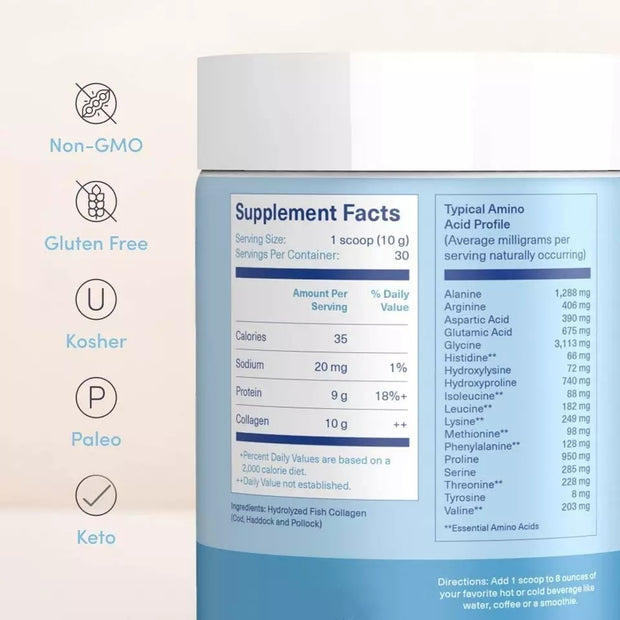 Ocean Collagen Protein Powder for Skin Elasticity Hair 