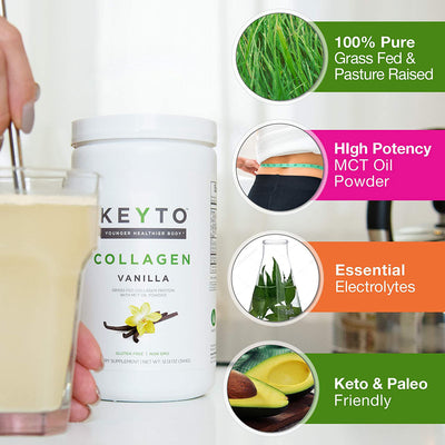 Vanilla-flavored Collagen Powder Hydrolyzed 