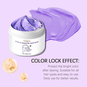 Hoegoa Keratin Purple Hair Mask Nourishing Moisturizing