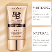 SPF 50 BB Cream for Sun Protection Skin Brightening