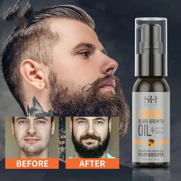 Natural Chebe Men Beard Growth Oil 