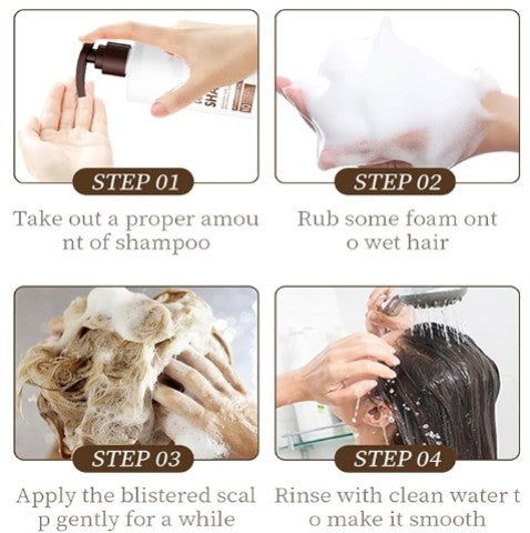 Coconut Oil Shampoo for Hairs to Nourish Strengthen 