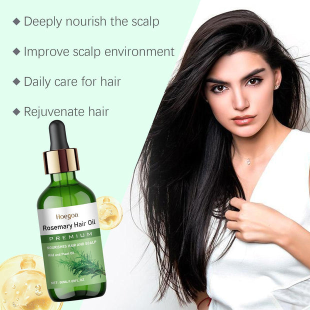 Rosemary Hair Oil Strengthens Softens 
