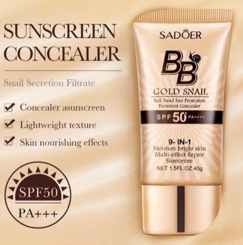 SPF 50 BB Cream for Sun Protection Skin Brightening