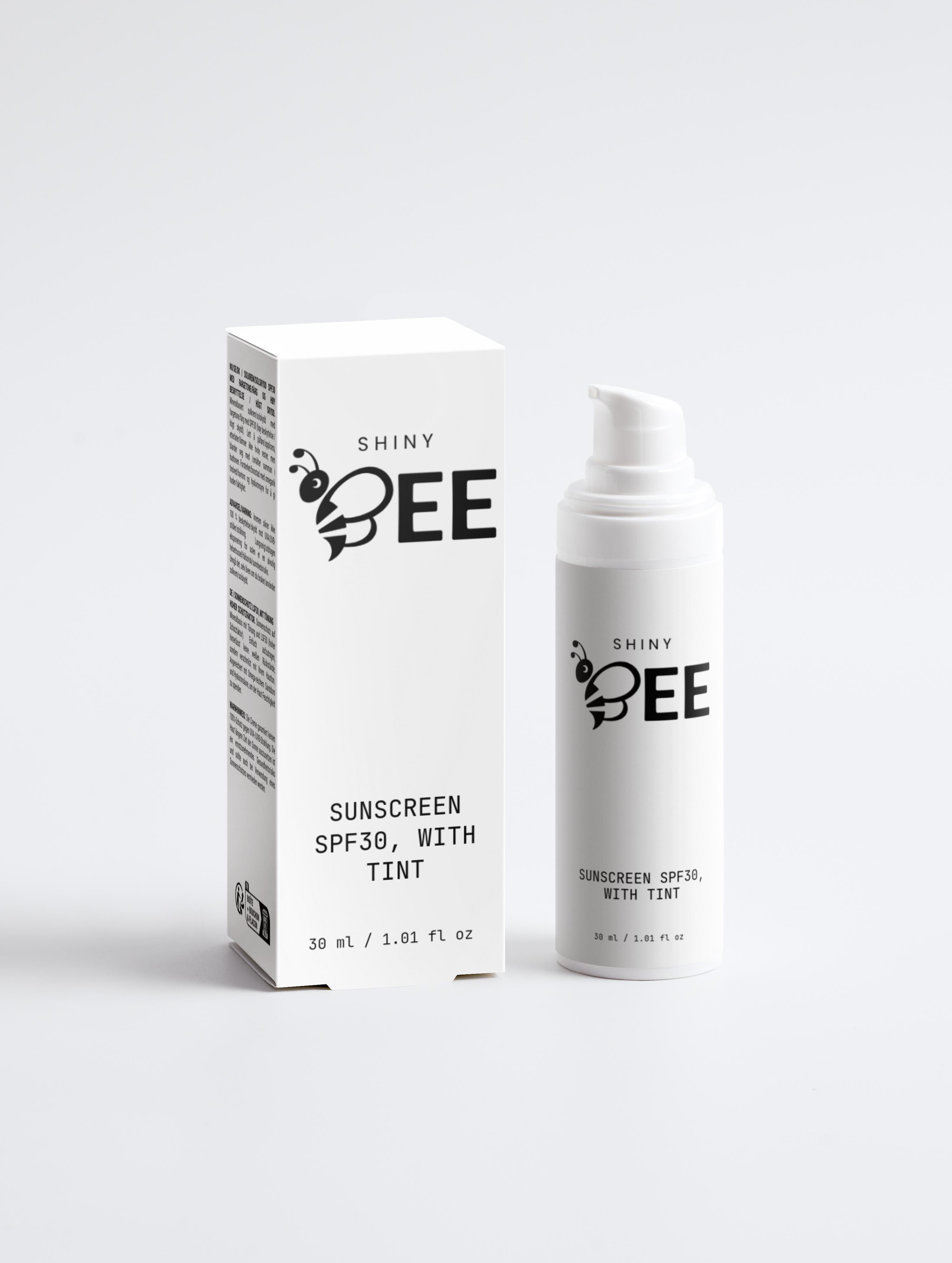 Sunscreen SPF30, with tint