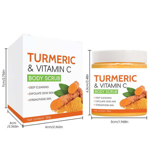 Turmeric Body Scrub for Exfoliation Brightening