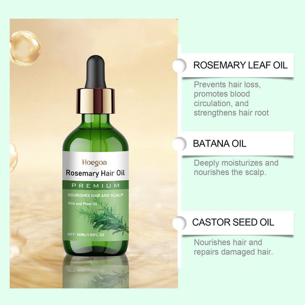 Rosemary Hair Oil Strengthens Softens 