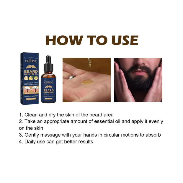 EELHOE Beard Care Oil for Men Strengthen